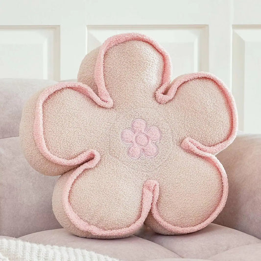 Soft Flower Throw Pillow